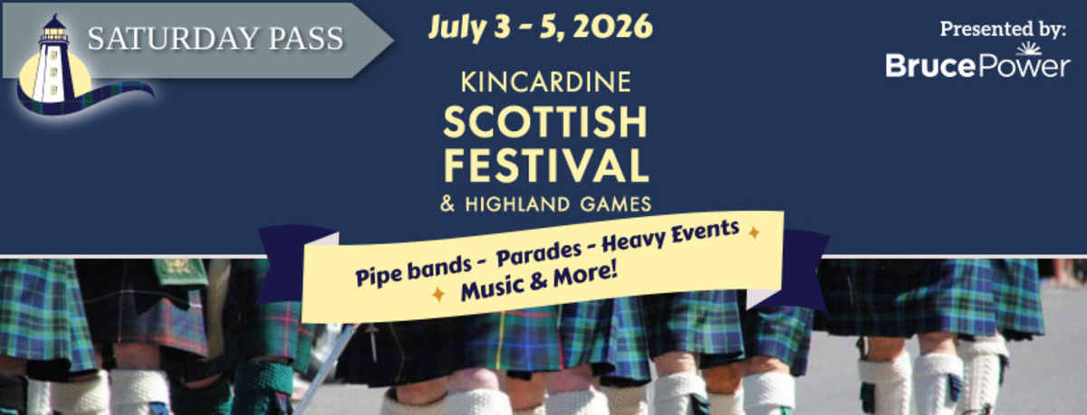 Saturday Night Concert Pass (+19) - Kincardine Scottish Festival