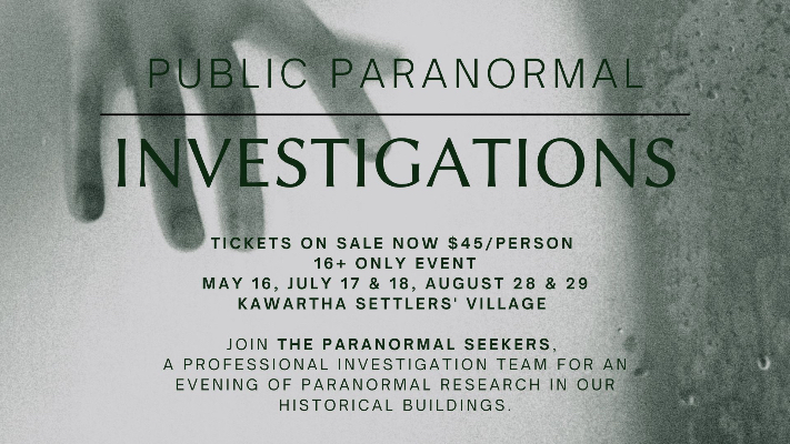 Public Paranormal Investigations - Get your tickets now!